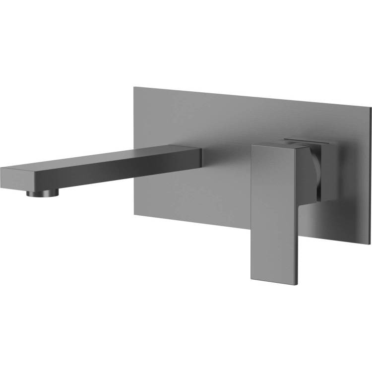 Смеситель для раковины D&K Bayern.Liszt DA1514406 встраиваемый, серый графит