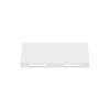 Столешница Misty Скарлет 4623723857544 120 см solid surface, белый, с 2 вырезами фото 3
