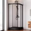 Душевой уголок AM.PM Gem W90G-401-090BT 90x90, профиль черный фото 2