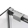 Душевой уголок Vincea Stella VSR-1ST8013CLB профиль черный, стекло прозрачное, 130x80x200 фото 3