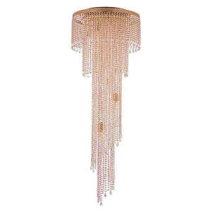 Большая люстра потолочная хрустальная Arti Lampadari Santa E 1.8.80.602 G