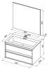 Мебель для ванной Aquanet Lino 90 271957 белый матовый, 1383x900x500 фото 6