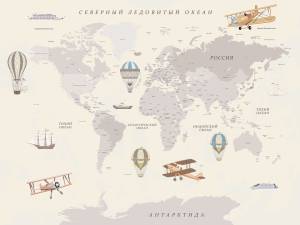 Фреска Ortograf Для самых маленьких 33717 Политическая карта 1 Флорентина FF