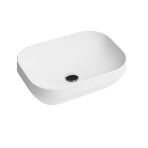 Раковина накладная AXA Decus 8520012 прямоугольная 500х350х150мм, White Matt