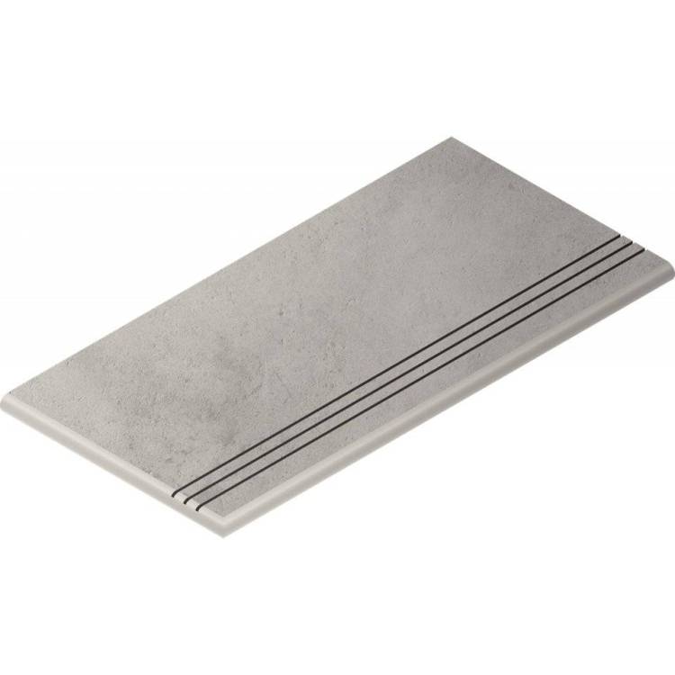 Ступень Italon Миллениум X2 620040000112 Сильвер Закругленная Левая Грип 30x60