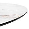 Стол Bradex Home Bravo RF 0857 calacatta matt (матовый), черный, керамогранит 140x140x75 фото 10