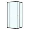 Душевой уголок Azario Monako AZ-L47-100-MB-CL профиль черный матовый, стекло прозрачное, 100x100x195