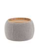 Пуф Stool Group Люкке 20B608BCB-10A серый с ящиком