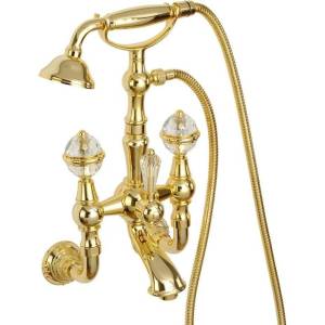 Смеситель для ванны Migliore Cristalia 27181 золотой