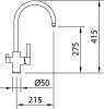 Смеситель для кухни Clever Square 60151 фото 3