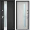 Входная стальная дверь Torex SNEGIR PRO-C MP 2680956 Темно-серый букле графит/ПВХ Бетон известковый 2000x880