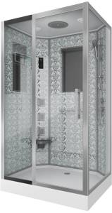Душевая кабина Niagara Lux 7711WL хром, металлик, с сиденьем