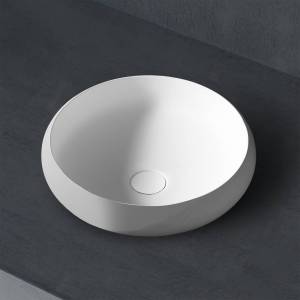 Раковина Abber Stein AS2613 накладная, 40 см, белая матовая