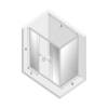 Душевое ограждение NEW TRENDY NEW CORRINA  140x90x195 D-0183A/D-0079B (хром) фото 3