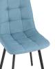Набор из 4 стульев Stool Group Chilly OS-2011-V seat 1009-8 DUAL X4 голубой, рогожка фото 8