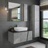 Шкаф-пенал Comforty Эдинбург 40 бетон светлый фото 2