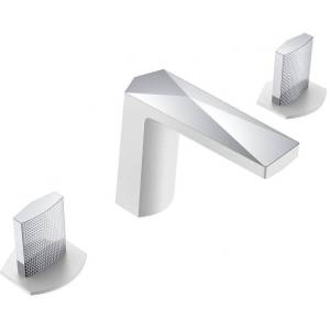 Смеситель для раковины Boheme Venturo 150-WCR-TOUCH хром, белый