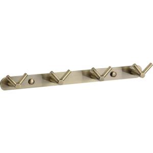 Планка с крючками (4 крючка) Savol S-007224C бронза