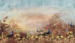 3D Фотообои Artegrafico «Фазаний привал» FN-054 песок