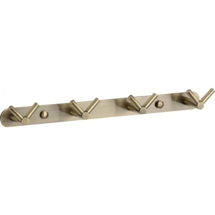 Планка с крючками (4 крючка) Savol S-007224C бронза