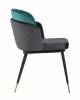 Стул Stool Group Пенелопа FDC8054 FUT-83 + FUT-74 бирюзовый+антрацит фото 3