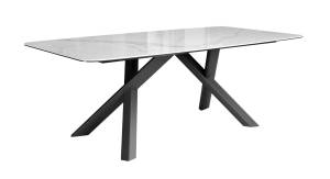 Стол Дик DikLine KS220 00-00071460 cloud, опоры черные 220x110x77