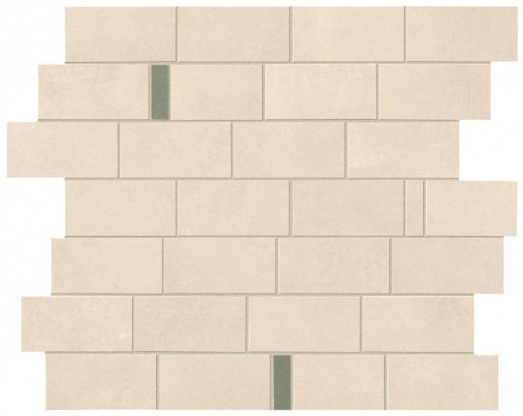 Мозаика Atlas Concorde Boost Pro 9BMI Ivory Minibrick Pro Olive 29.7x33.3