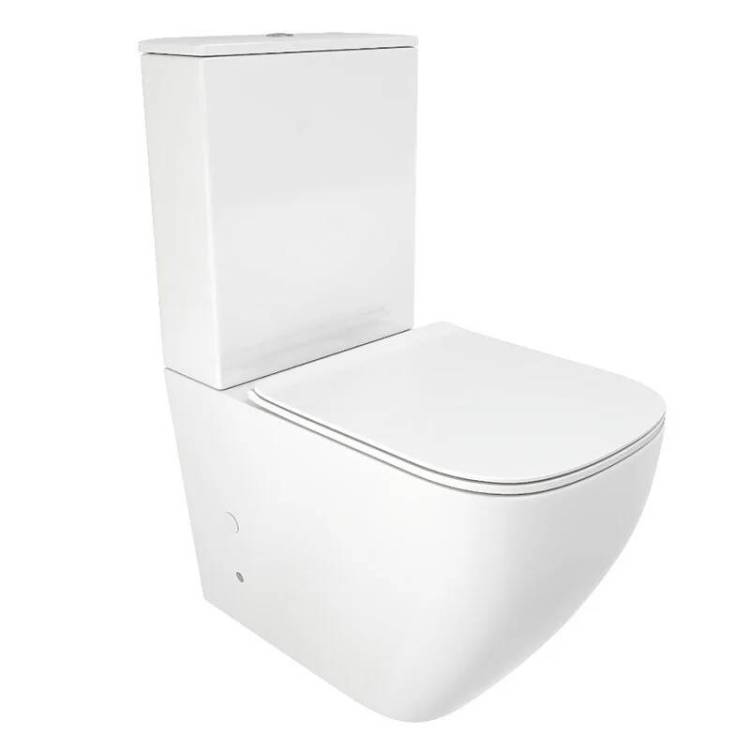 Унитаз-компакт Cerutti Spa Mimi 8707 безободковый, с микролифтом