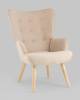 Кресло Stool Group Хью QH-8901KP 263-2 beige бежевый фото 2