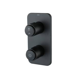 Смеситель для душа Iddis Slide SLIBLBTi67 встраиваемый, с подвижным изливом, черный матовый