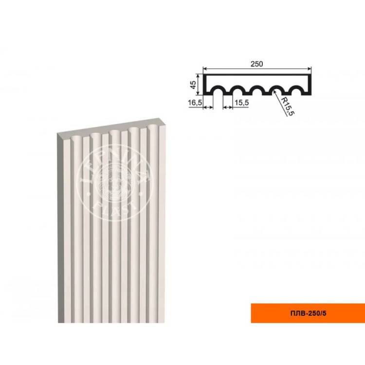 Тело пилястры LepninaPlast ПЛВ-250/5 25x4.5x250