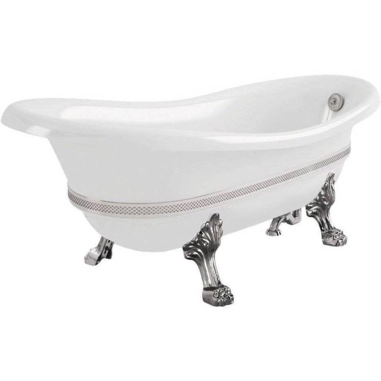 Ванна из искусственного камня Migliore Bella 26990 170x80 хром