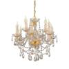 Подвесная люстра Lumina Deco Eliza LDP 7026-6+3 SL+GD фото 2