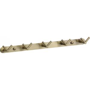 Планка с крючками (5 крючков) Savol S-007225C бронза