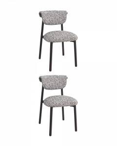 Стул обеденный Stool Group Брэнан BRENWAN MT12085-19 BL BOX2 ZK Черно-белый 2 шт.