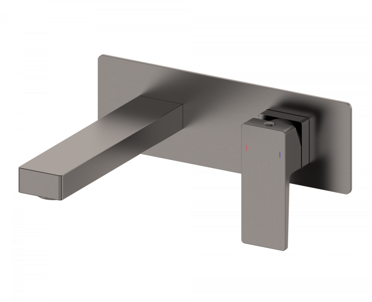 Смеситель для раковины Wonzon & Woghand Cube 2.0 WW-88869068-BGM встраиваемый, темный графит