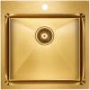Мойка кухонная Paulmark Kroner PM215151-BG из нержавеющей стали, брашированное золото