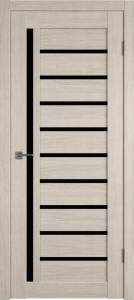 Межкомнатная дверь Владимирская Фабрика Дверей Atum 11 Cappuccino стекло Black Gloss 800x2000