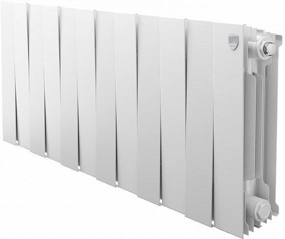 Радиатор биметаллический Royal Thermo Piano Forte 300 bianco traffico, 12 секций