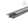 Профиль алюминиевый встраиваемый под шпатлевку Wolta WAP-I-61/14/3000-A