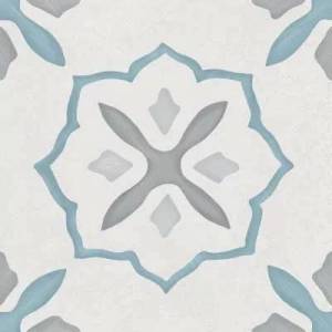 Керамогранит Harmony Sirocco Blue Cross 9mm R10 22.3x22.3