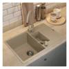 Мойка кухонная Uperwood Quartz UPD-05 3910202117 бежевая, 78x51 фото 3