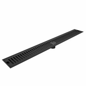 Душевой трап Watersense Eva W00435 черный, 10x80