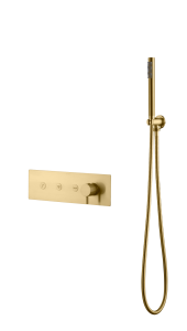 Душевой комплект Boheme Fusion 130-SYS-MG Matt Gold