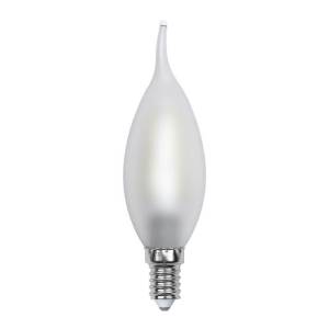 Лампа светодиодная филаментная Uniel Sky Candle LED-CW35-6W/WW/E14/FR PLS02WH