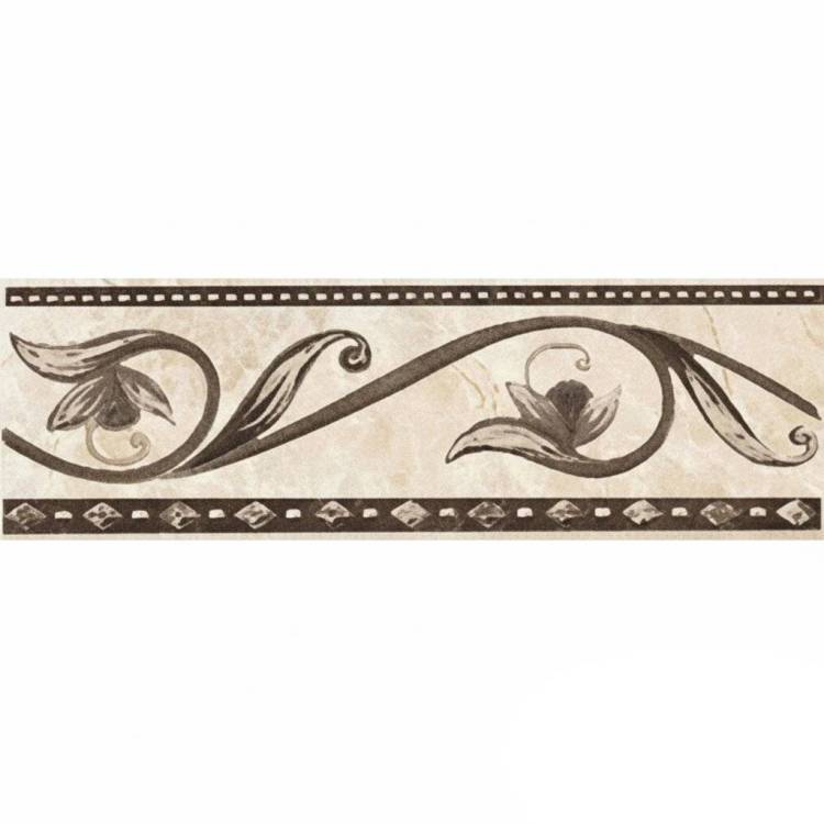 Бордюр Ceramica Classic Illyria Marrone 8x25