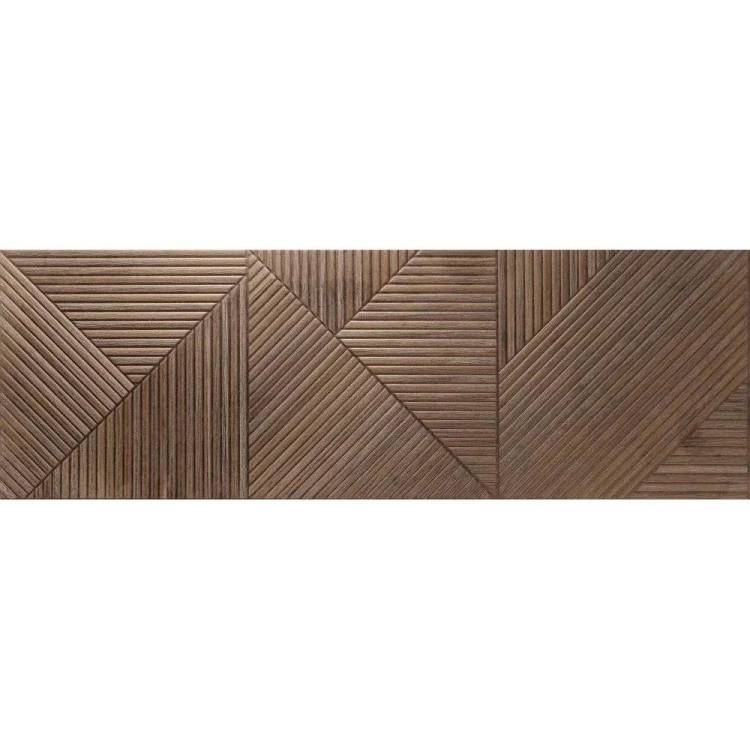 Керамическая плитка Porcelanite Dos Amazonas 9545 Wengue Relieve Rect 30x90
