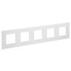 Рамка 5-постовая IEK Skandy SK-M52-G-K01 арктический белый