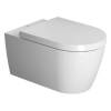 Крышка-сиденье Duravit ME by Starck 0020090000 с микролифтом, петли хром фото 2