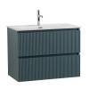 Тумба с раковиной BelBagno UNO-MINI 70 подвесная, Голубой Матовый фото 2